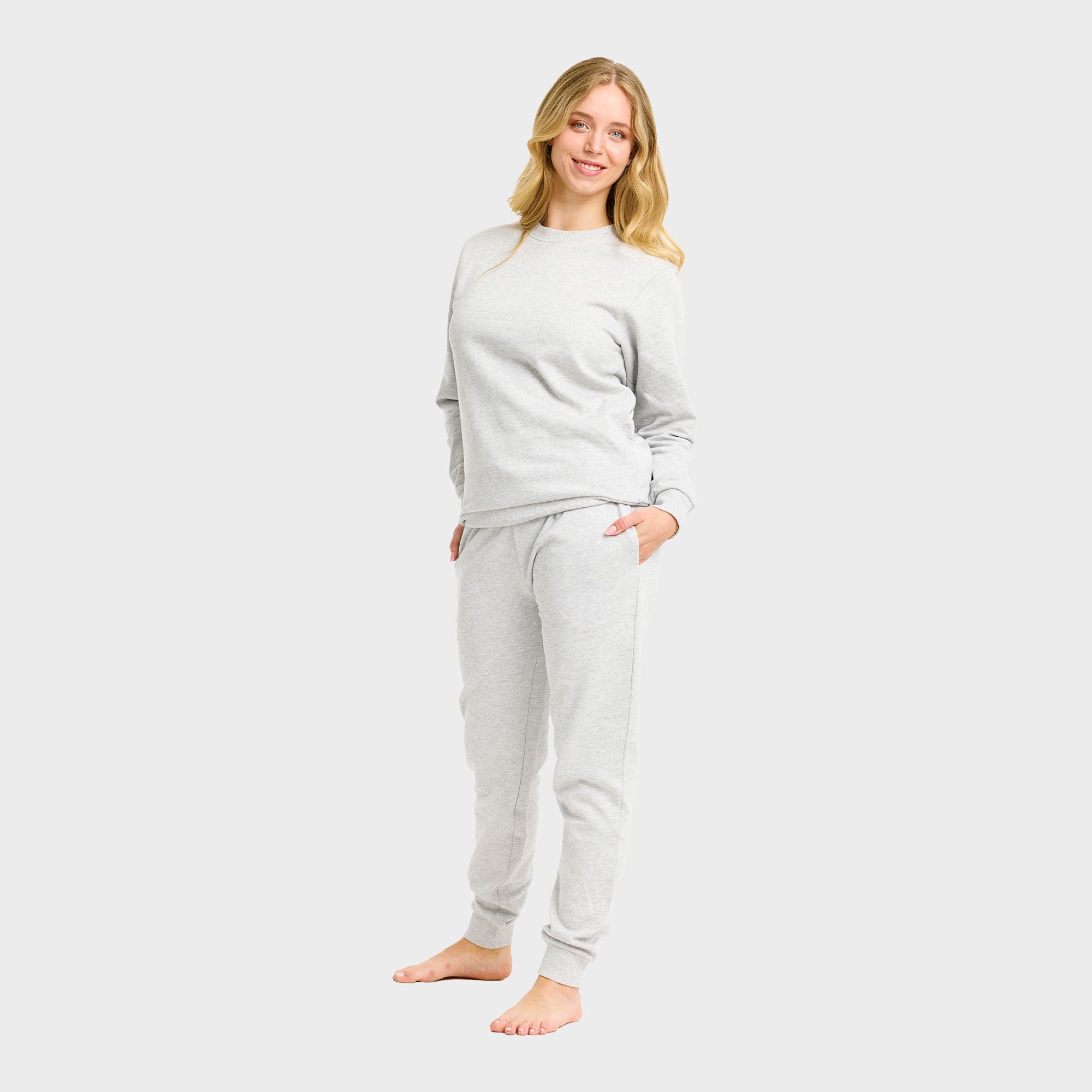 Sweatset grå - Dame.